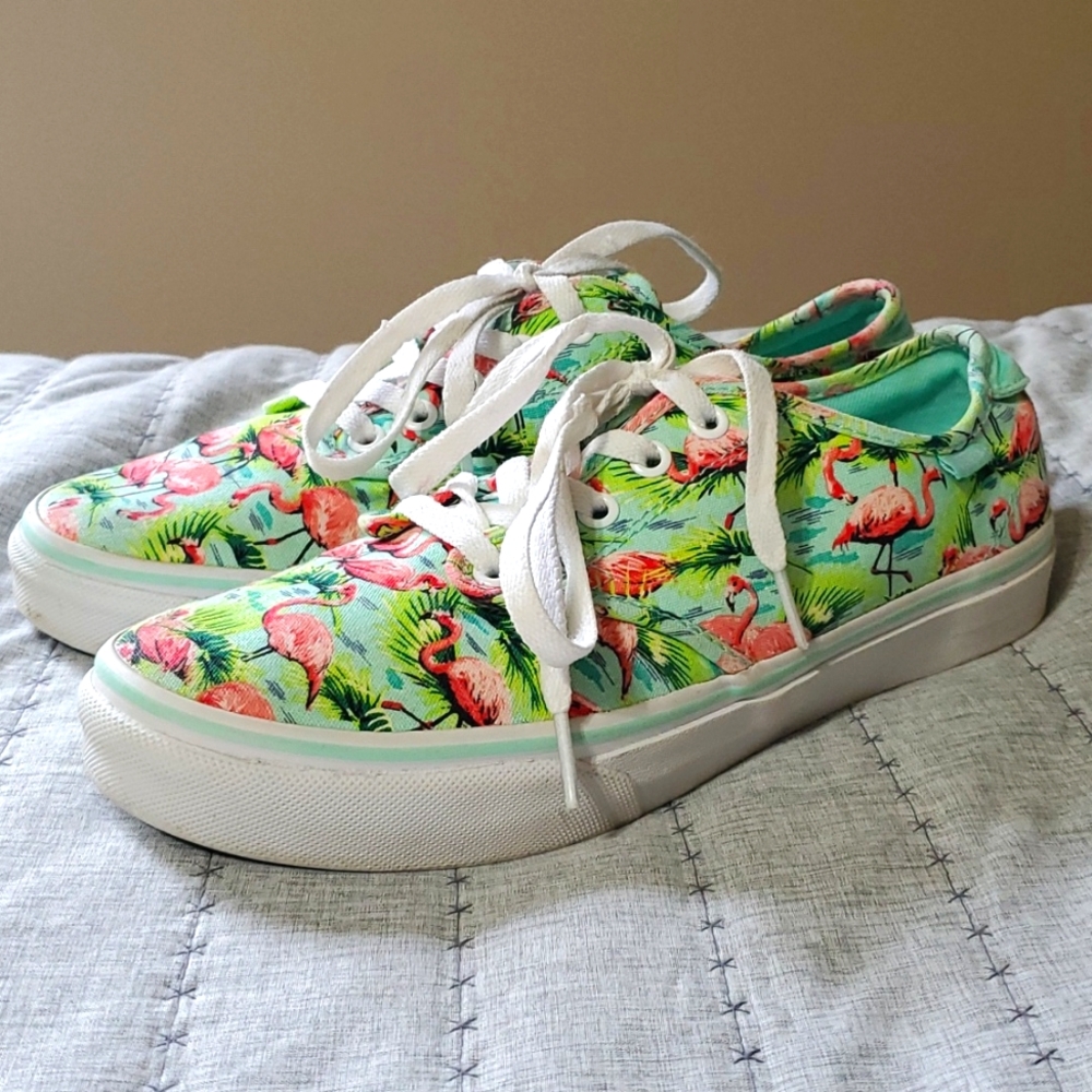Vans Authentic Tropical Flamingo print sneakers